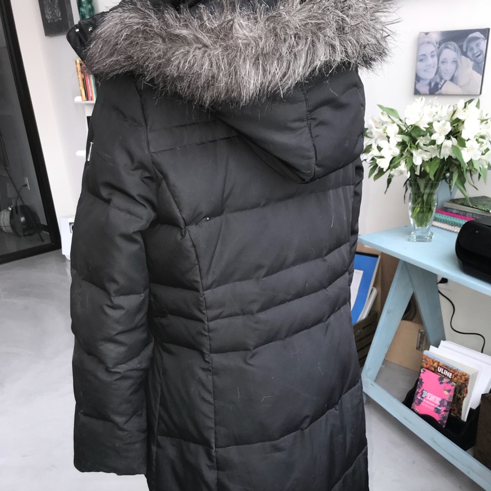 Floor length Calvin Klein trench coat (M) unique!